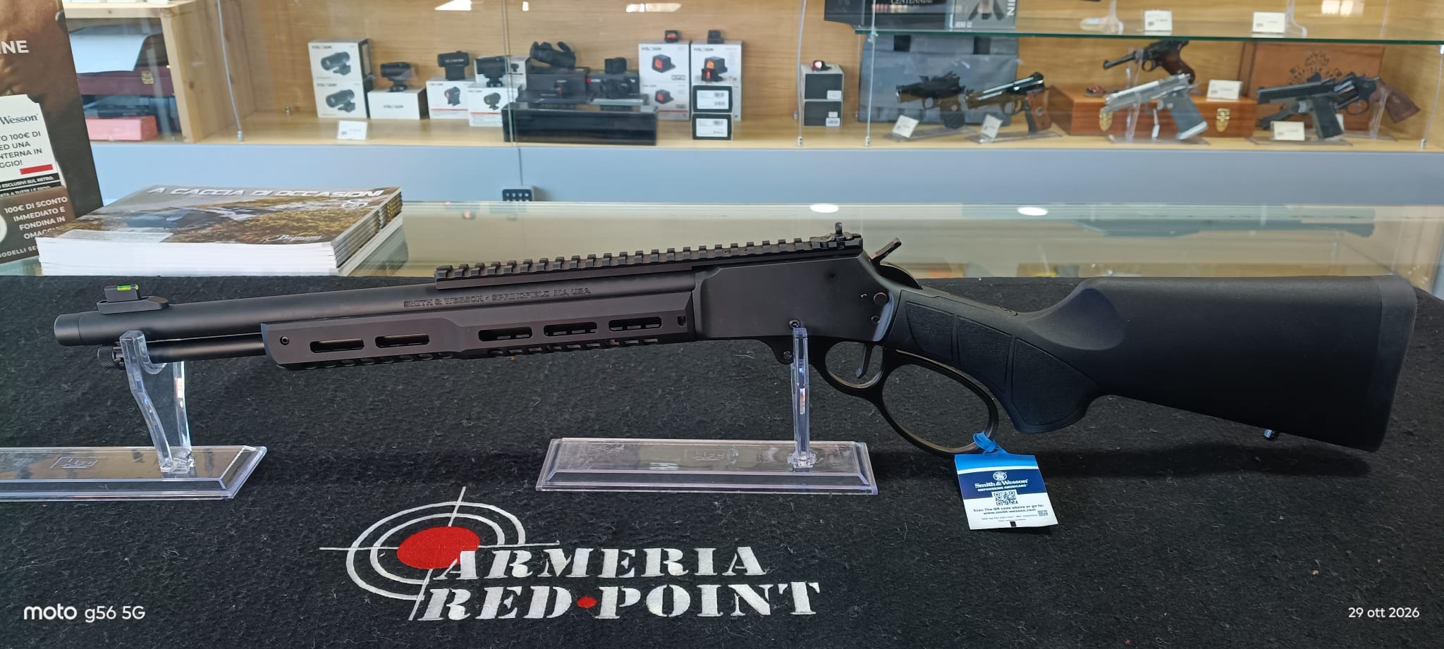 CARABINA A LEVA SMITH & WESSON 1854 CAL 357 MAG